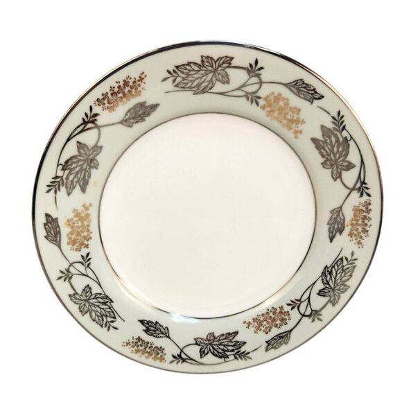 Noritake China Garland Bread & Butter Plates Set Of 2 Japan 5487 6.25" Floral De - Picture 6 of 9